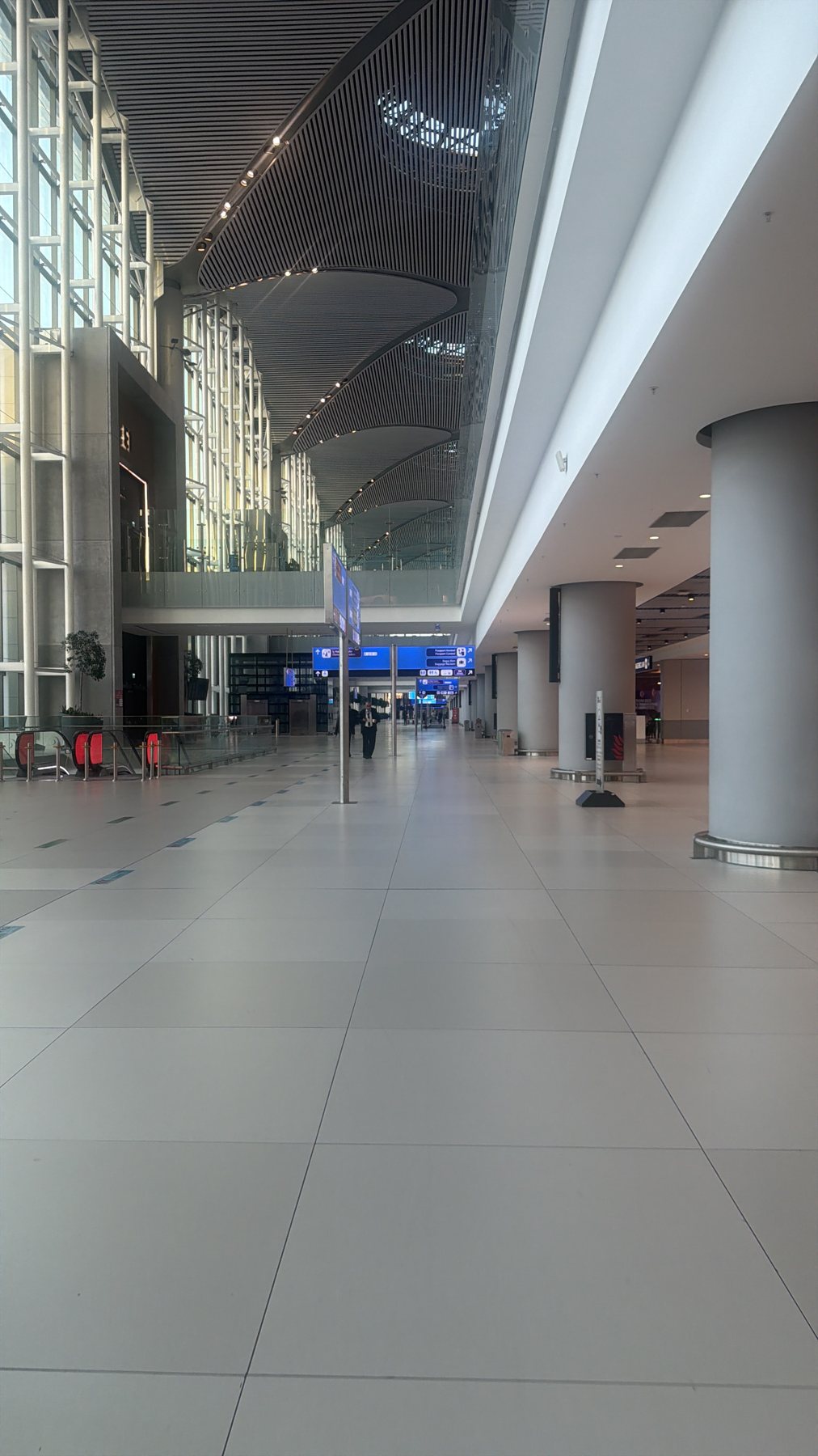 Ankunft am Flughafen Istanbul